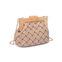 Woven WOODEN Clutch