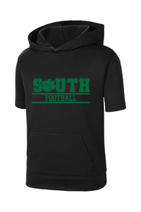 Youth Sport-Wick Fleece Short Sleeve Hooded Pullover